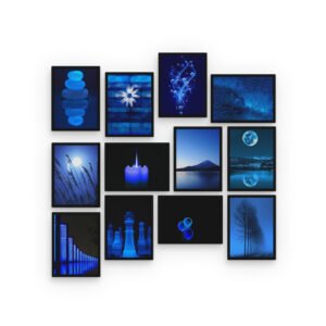 Serene Blue Night Collection Wall Picture Tiles