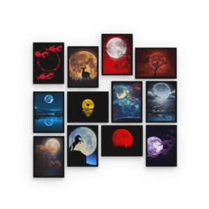 Lunar Mystique Moonlit Collection Wall Picture Tiles